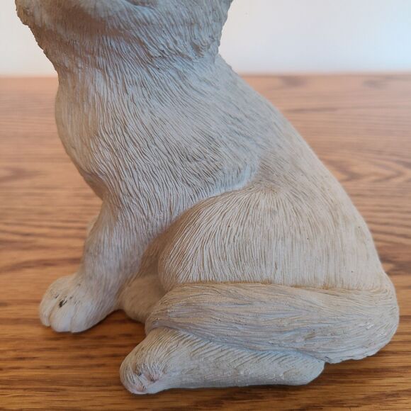 Sandicast Sitting Kitten Sculpture Figurine Hand Painted USA Made 1984 Cat Lover - Picture 7 of 10